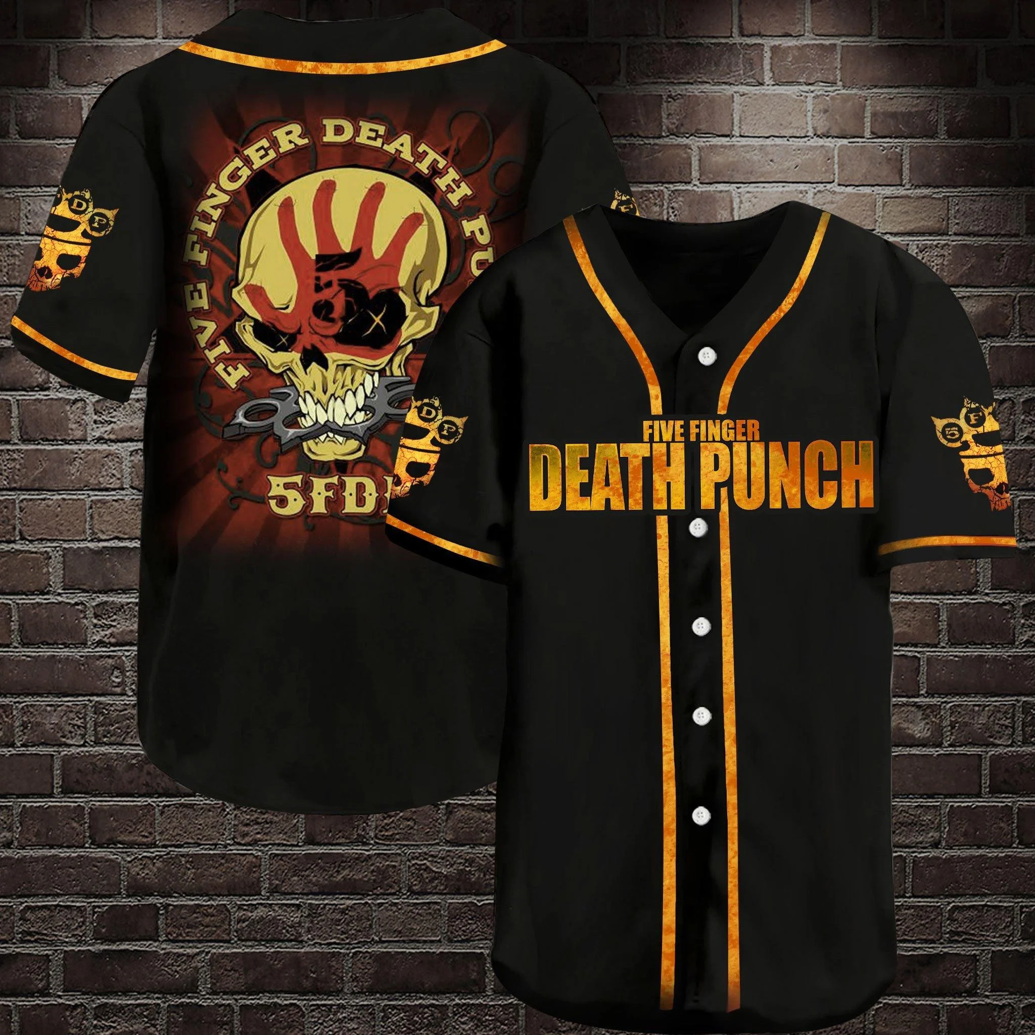 Five Finger Death Punch Baseball Jersey Style3747