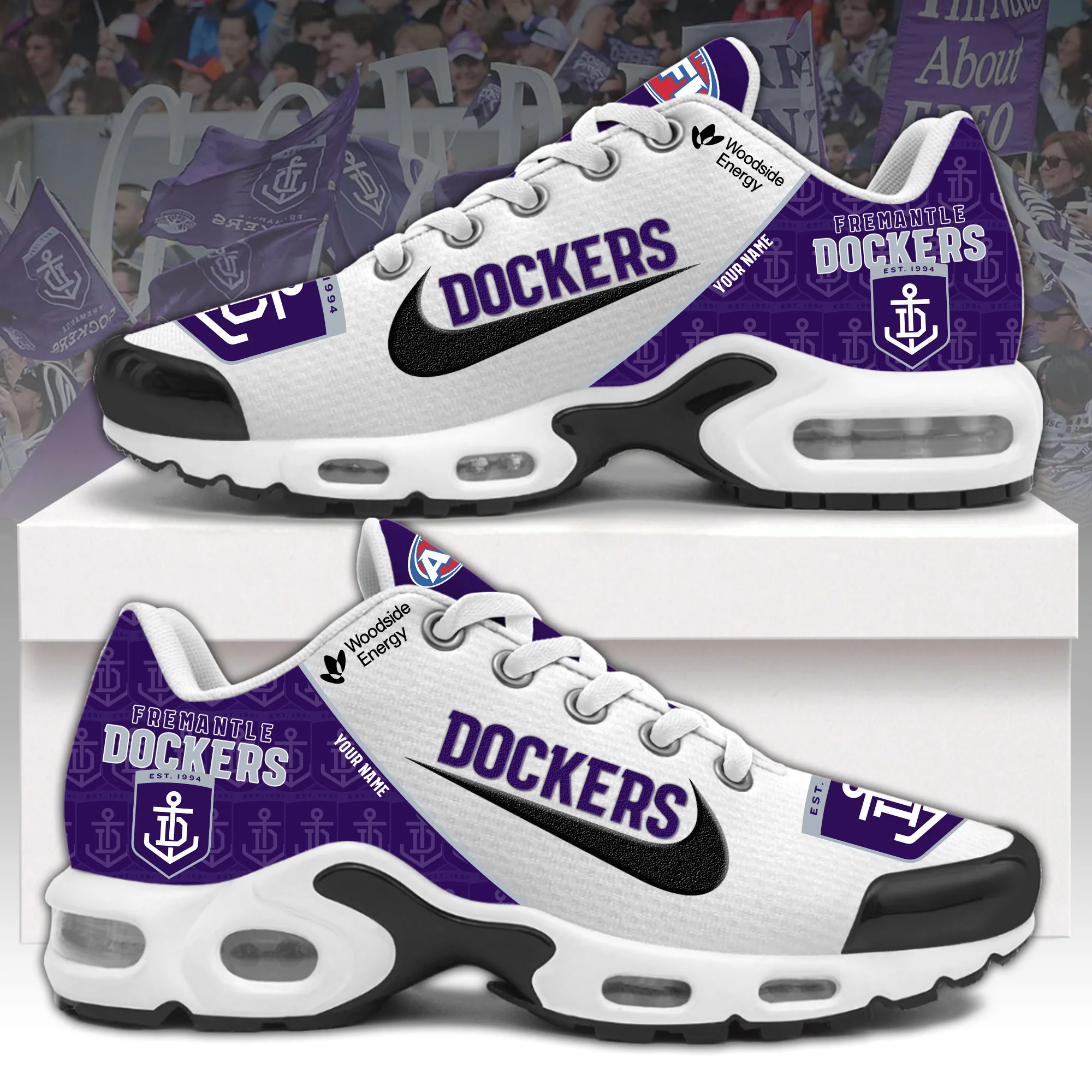 Fremantle Dockers Air Max Plus Shoes Sneakers For Men And Women