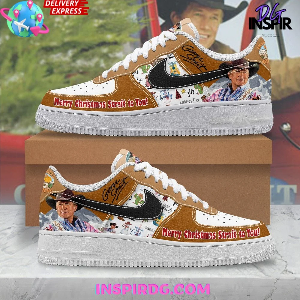 George Strait Merry Christmas Limited Edition Air Force 1