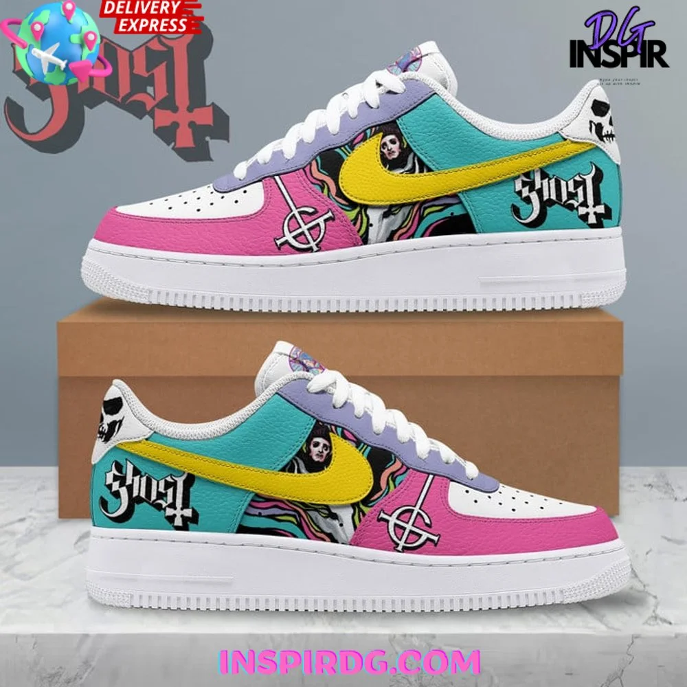 Ghost Rock Band Limited Edition Colorful Air Force 1