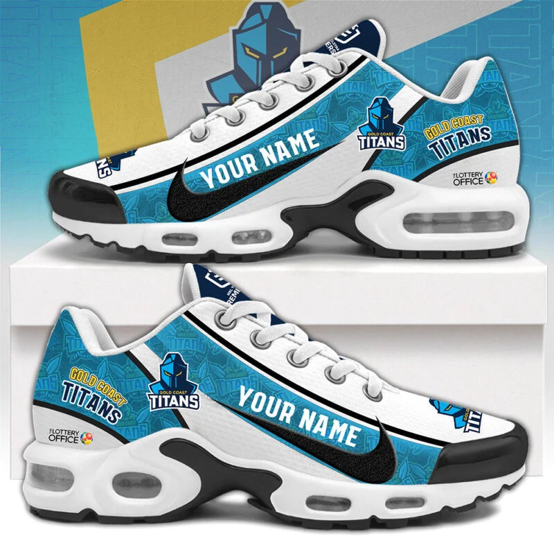 Gold Coast Titans Air Max Plus Shoes Sneakers For Men And Women