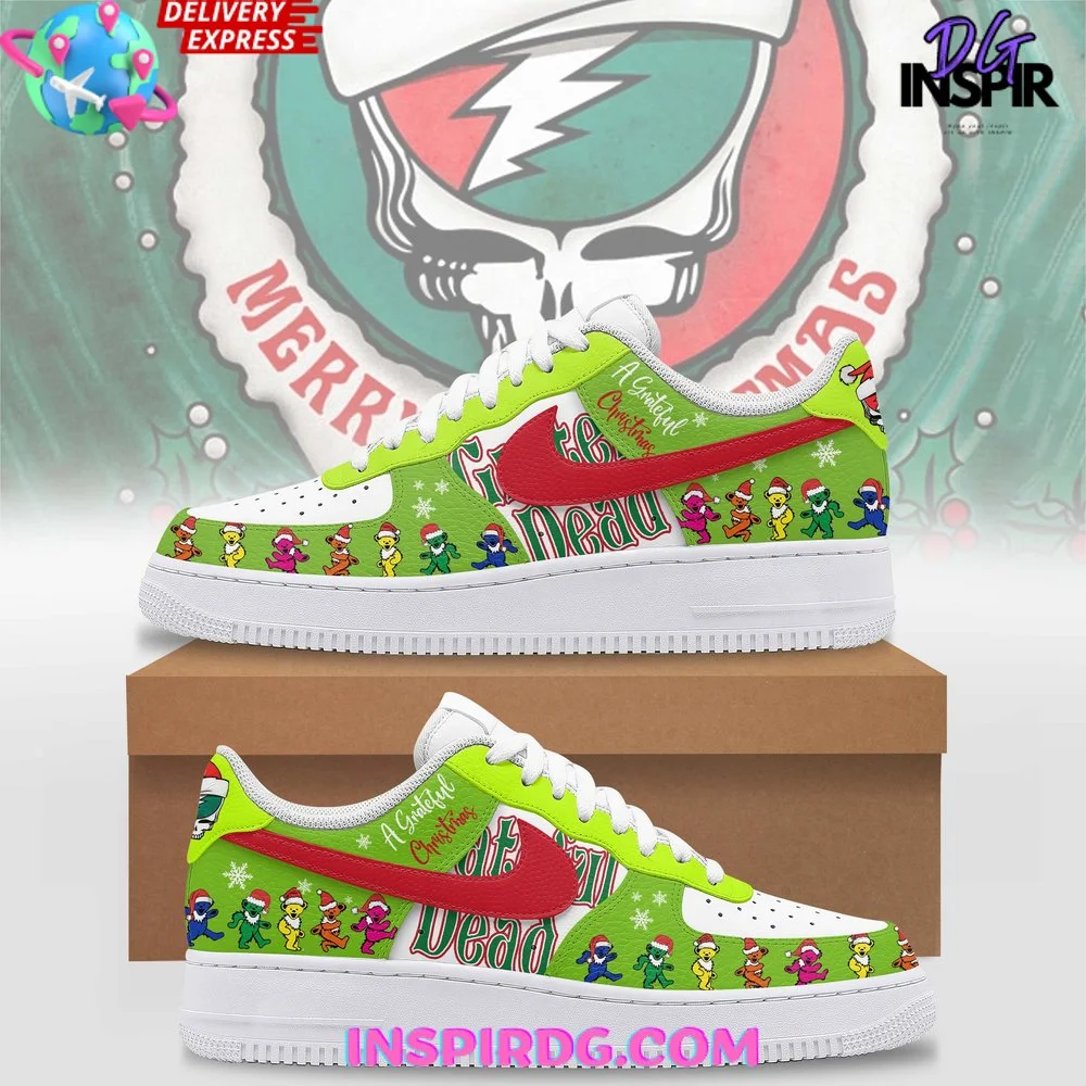 Grateful Dead Christmas Limited Edition Air Force 1