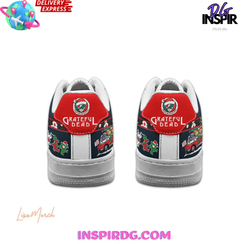 Grateful Dead Christmas Night Limited Edition Air Force 1 - Image 3