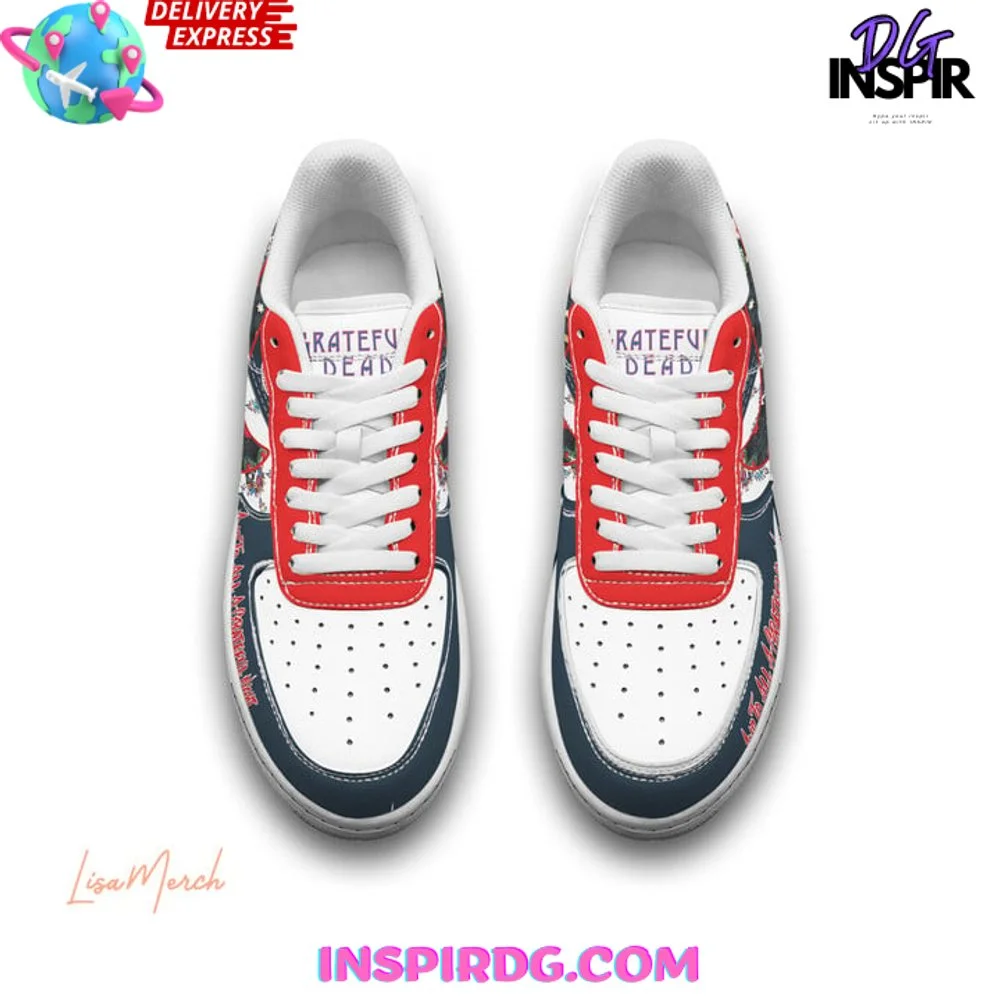 Grateful Dead Christmas Night Limited Edition Air Force 1 - Image 2