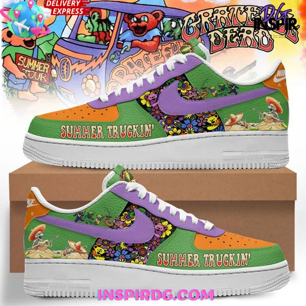 Grateful Dead Summer Truckin Style Air Force 1
