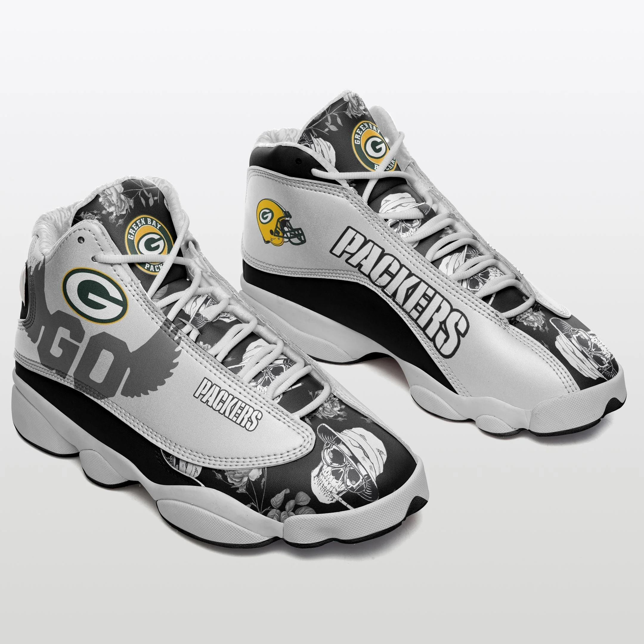 Green Bay Packers NFL AJ13 Sneakers Shoes For Men And Women 6