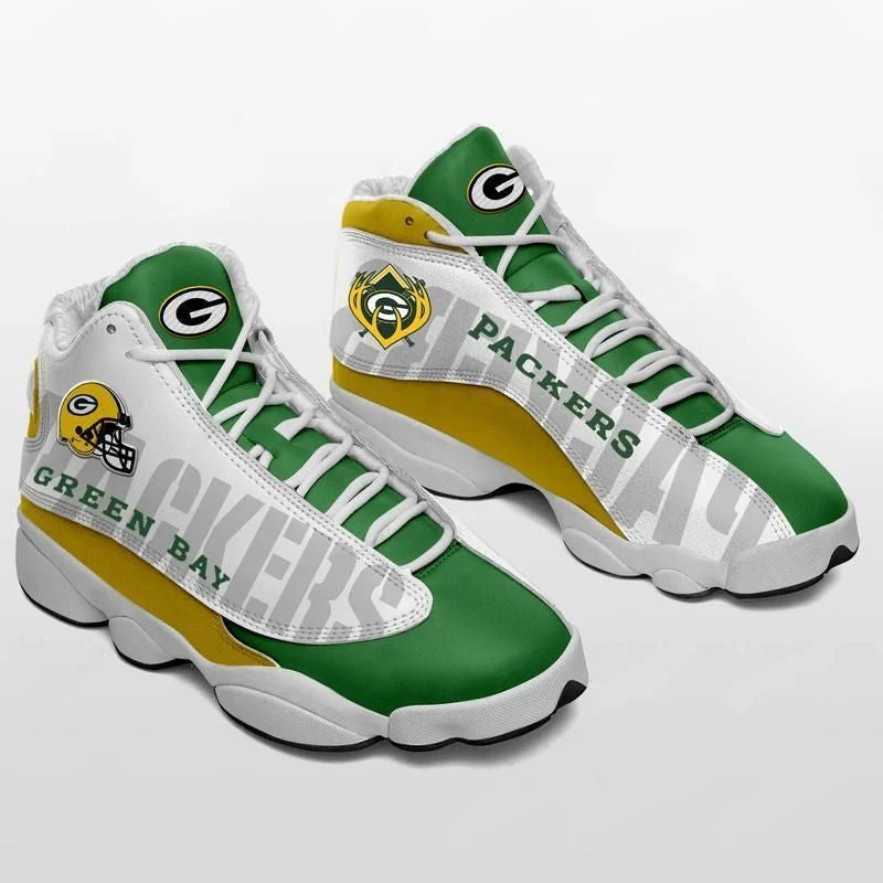 Green Bay Packers NFL AJ13 Sneakers Shoes For Men And Women 14