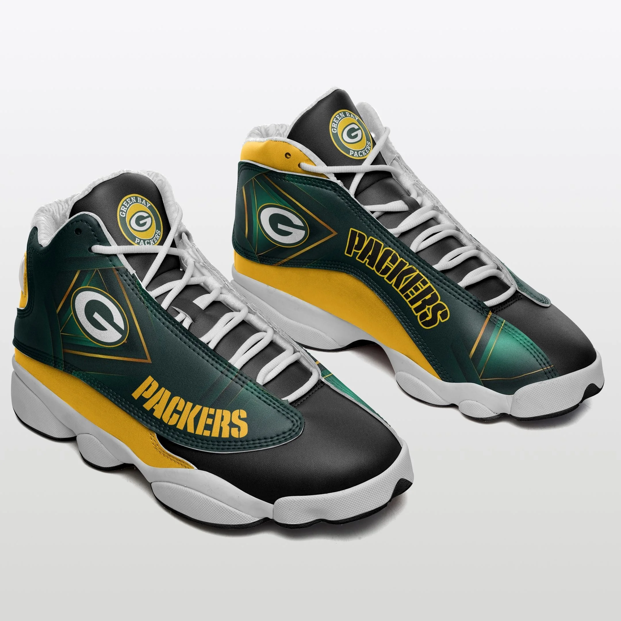 Green Bay Packers NFL AJ13 Sneakers Shoes For Men And Women 43