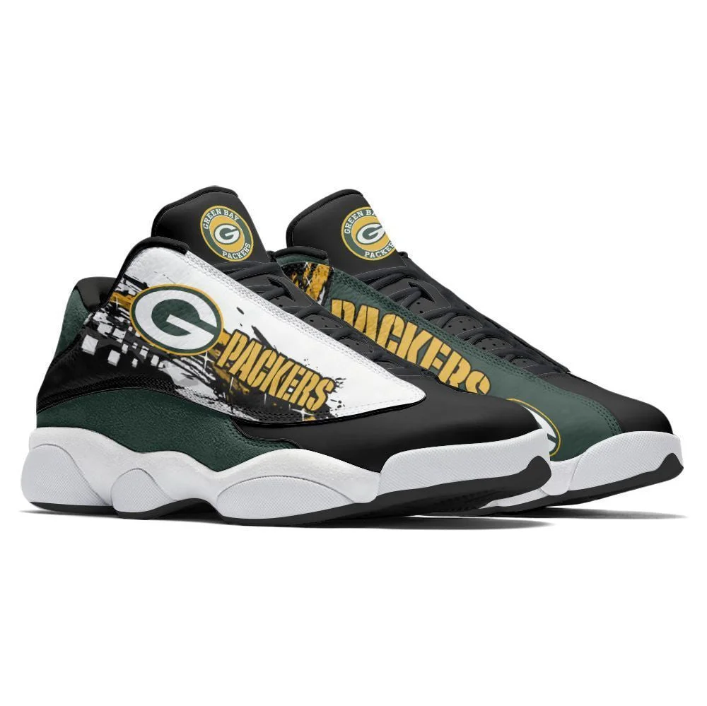 Green Bay Packers NFL AJ13 Sneakers Shoes For Men And Women 29