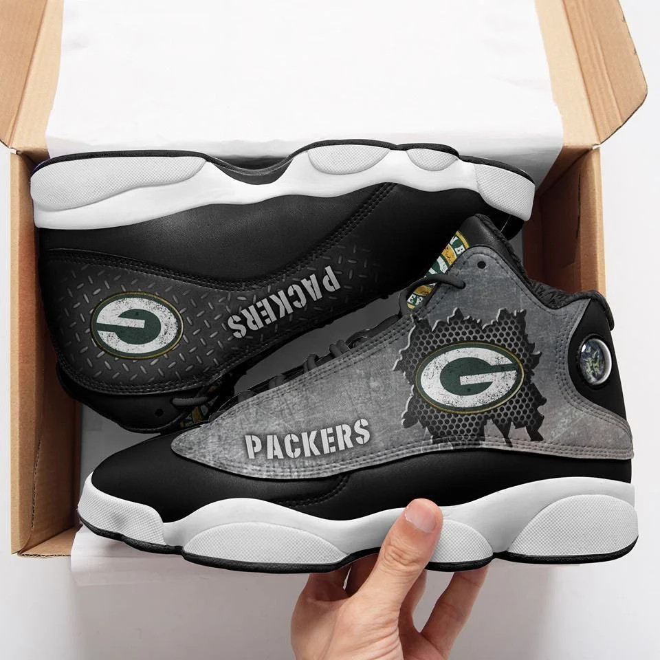 Green Bay Packers NFL AJ13 Sneakers Shoes For Men And Women 20