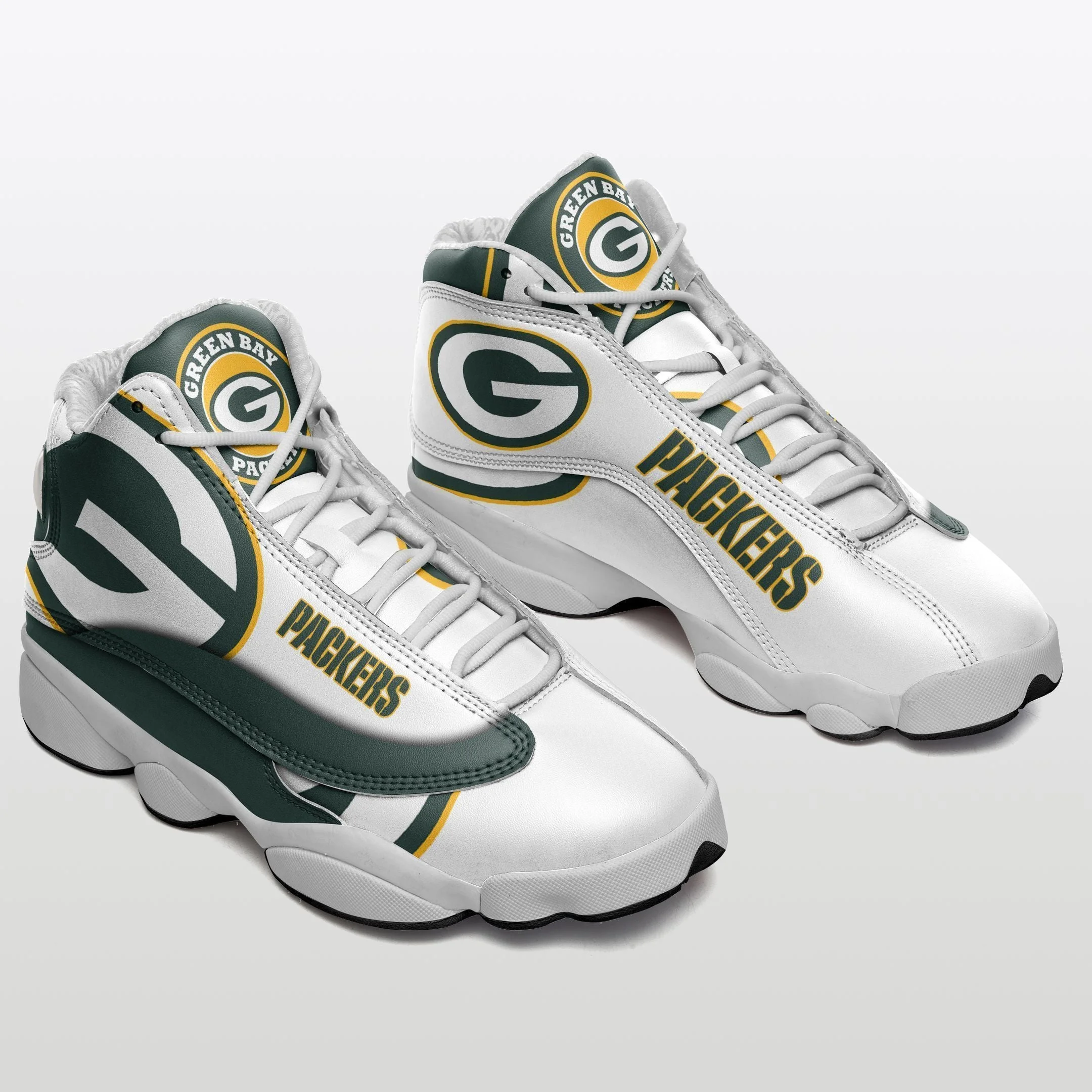 Green Bay Packers NFL AJ13 Sneakers Shoes For Men And Women 7
