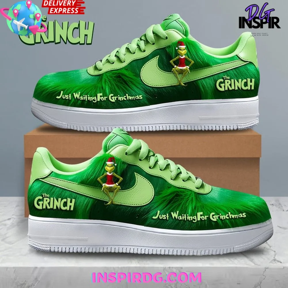 Grinch Just Waiting For Grinchmas Air Force 1