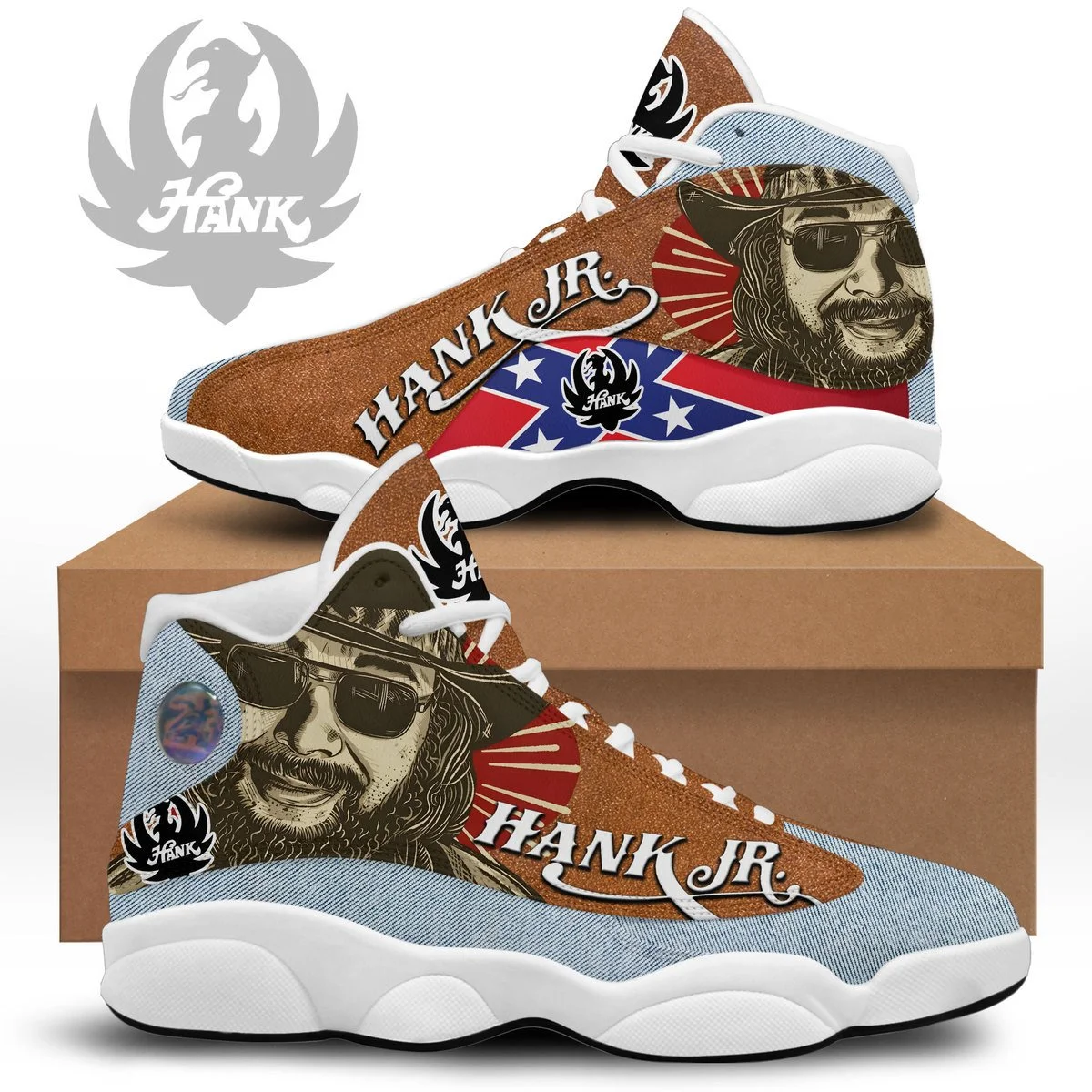 Hank Williams JR AJ13 Sneakers Shoes For Men And Women