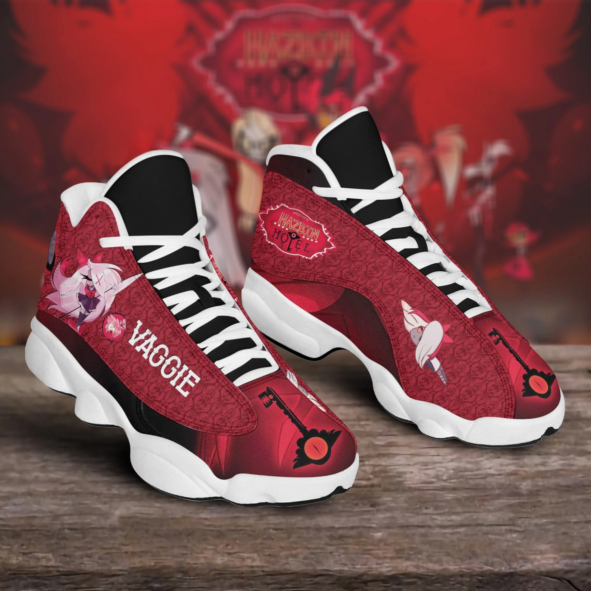 Hazbin Hotel AJ13 Sneakers Shoes For Men And Women 4
