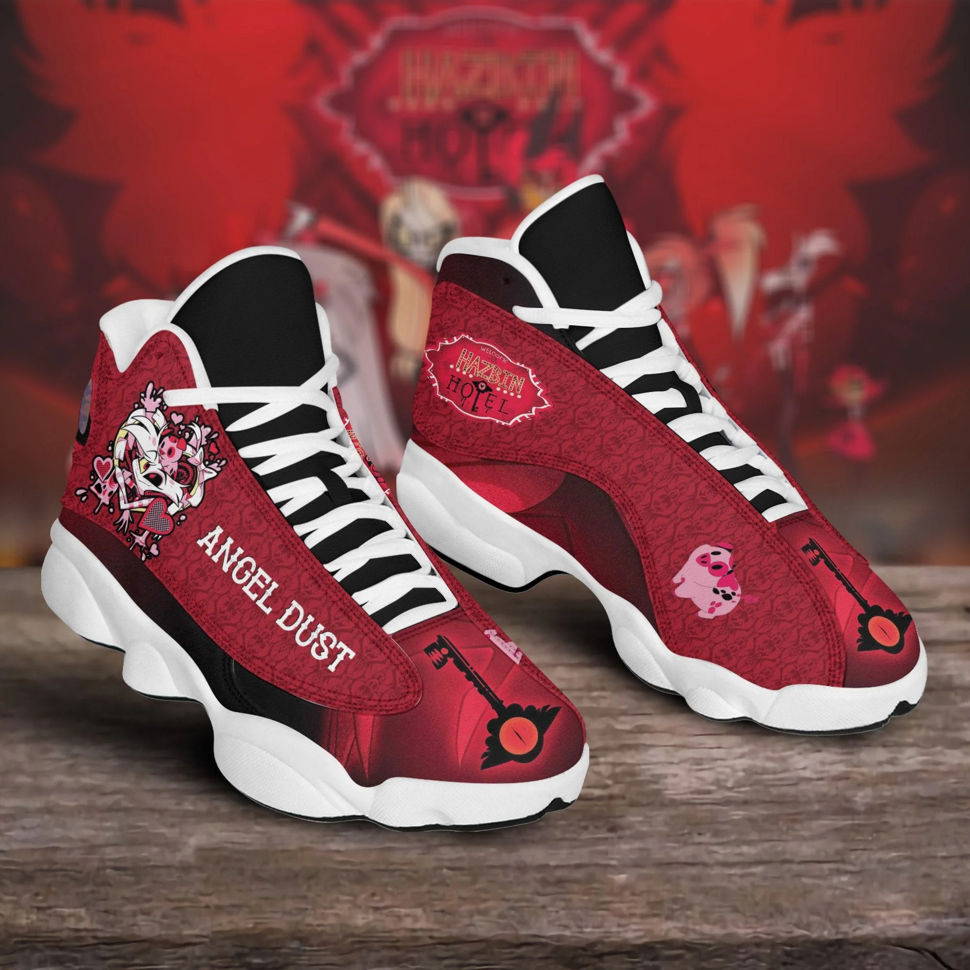 Hazbin Hotel AJ13 Sneakers Shoes For Men And Women 5