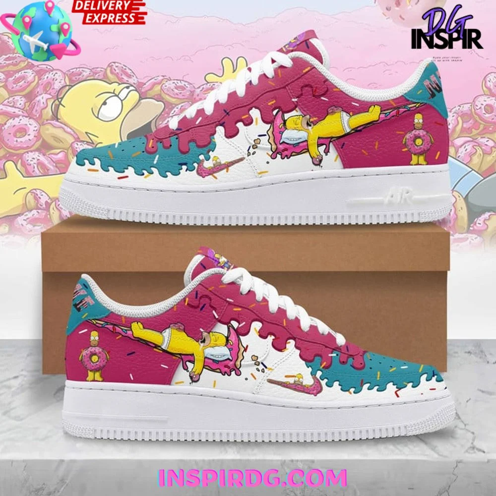 Homer Simpson Donut Dream Limited Edition Air Force 1