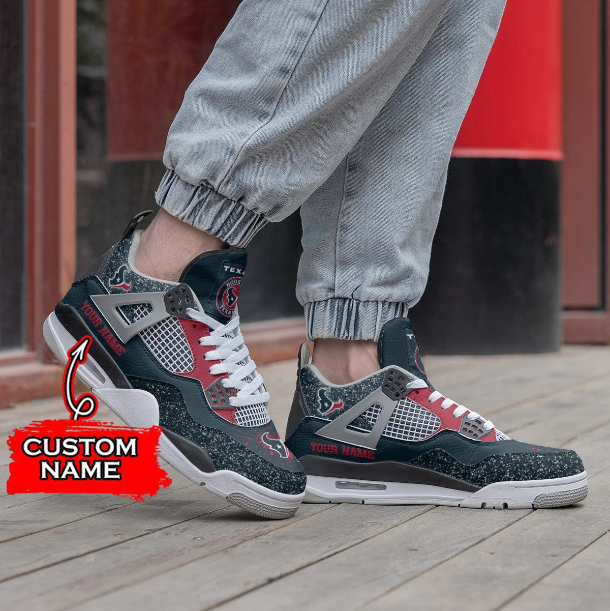 Houston Texans AJ4 Sneakers 3