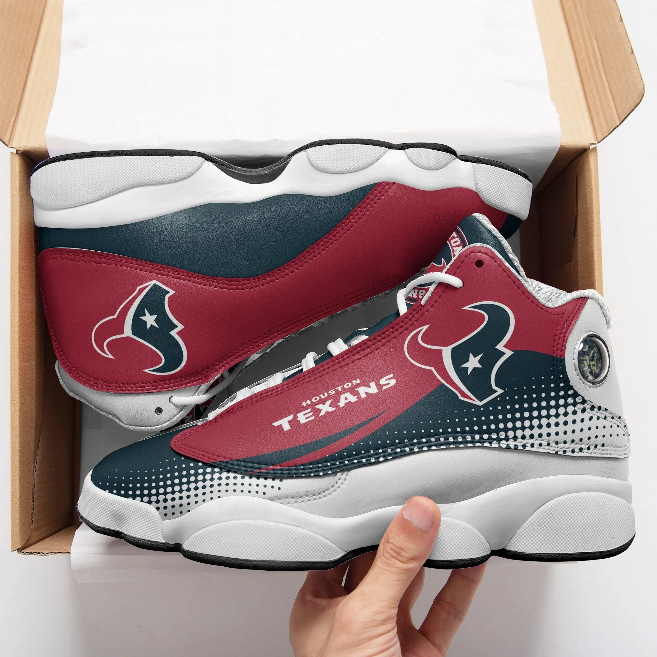 Houston Texans NFL AJ13 Sneakers Shoes For Men And Women 3