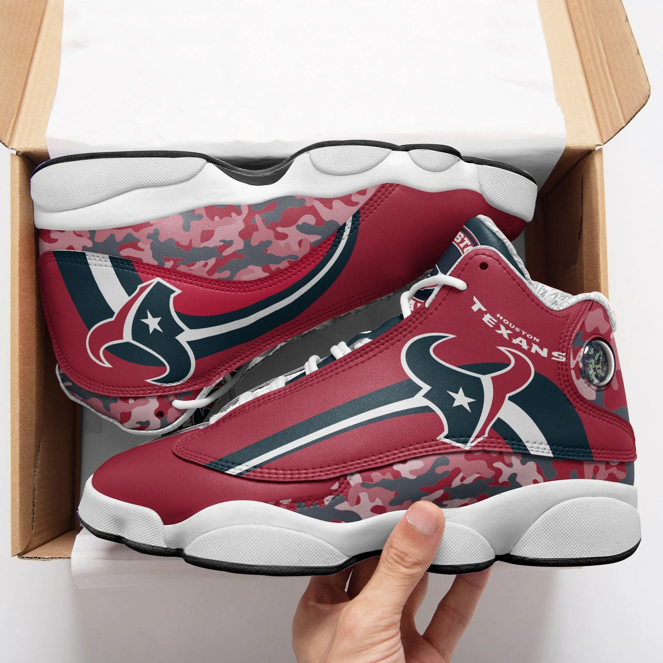 Houston Texans NFL AJ13 Sneakers Shoes For Men And Women 8