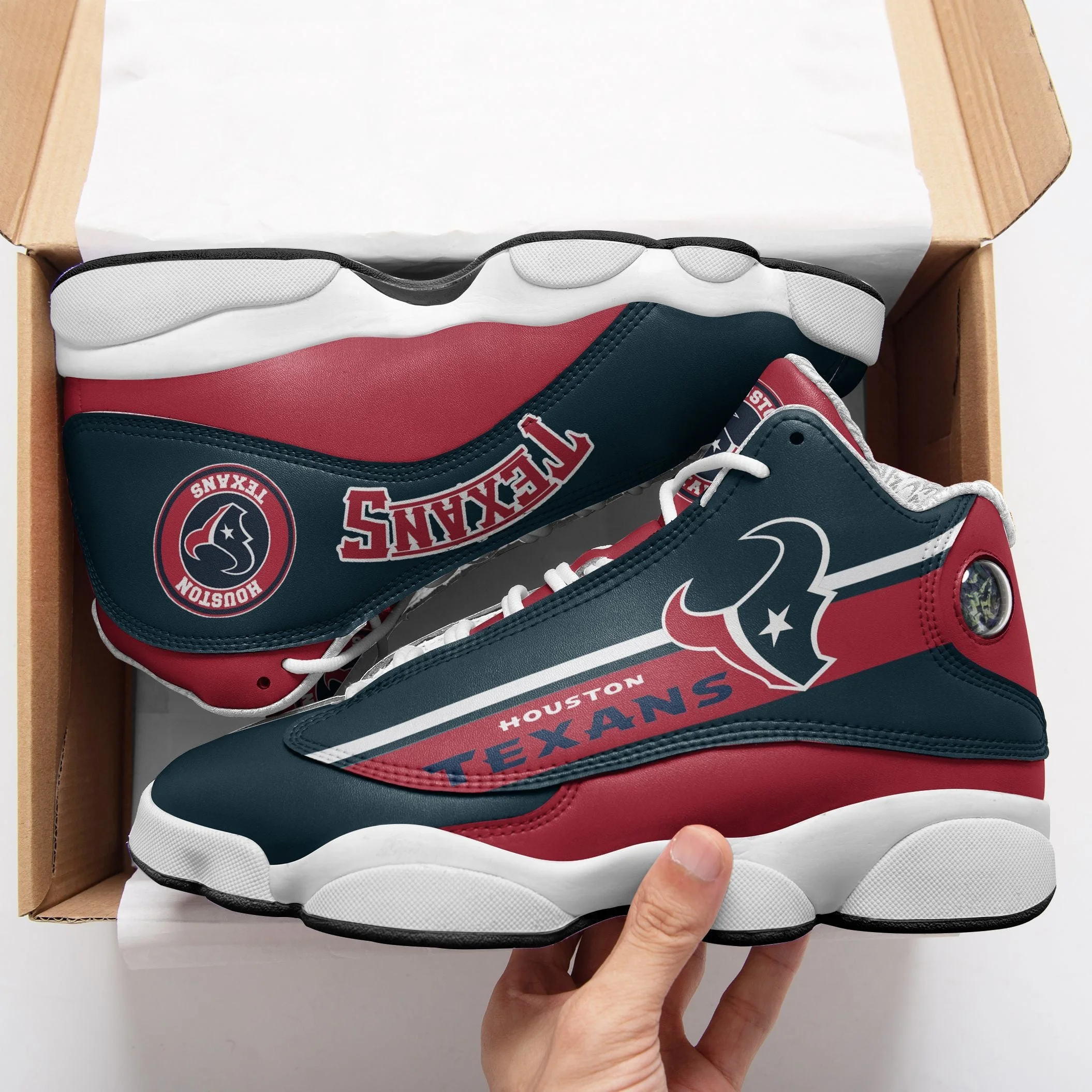 Houston Texans NFL AJ13 Sneakers Shoes For Men And Women 19 - Image 2
