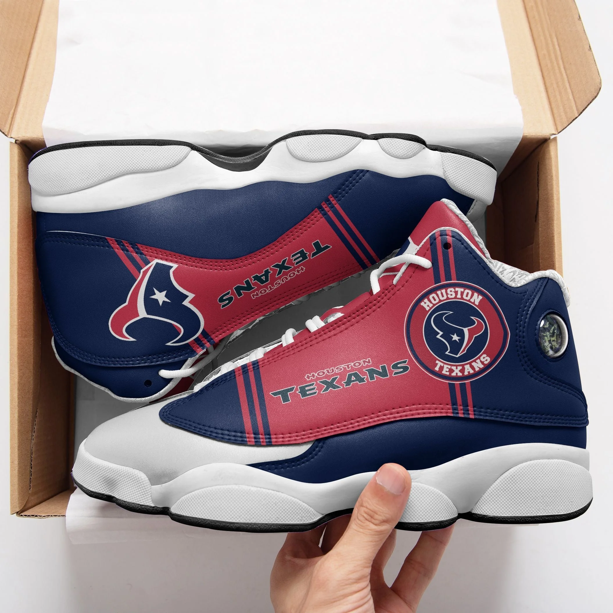 Houston Texans NFL AJ13 Sneakers Shoes For Men And Women 23