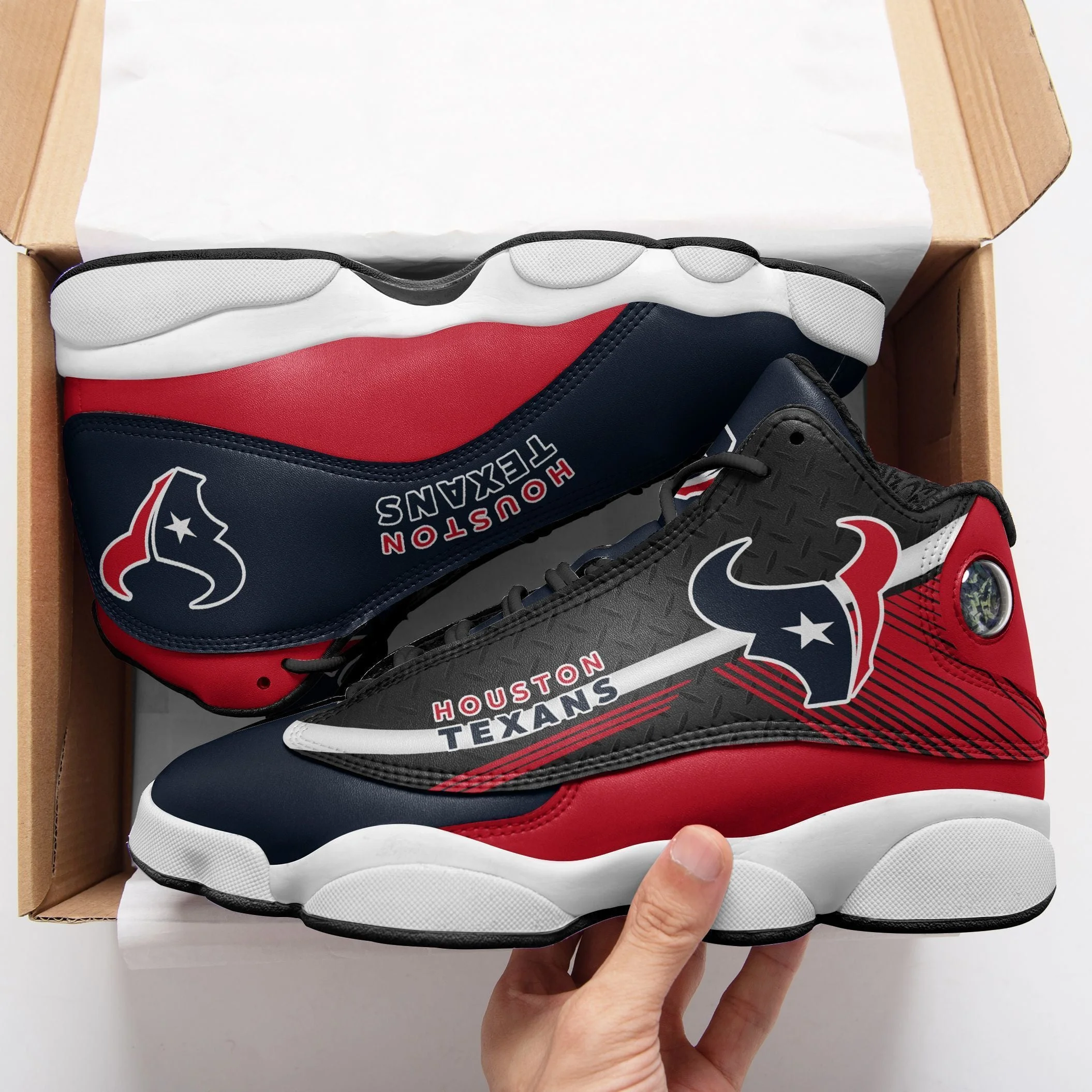 Houston Texans NFL AJ13 Sneakers Shoes For Men And Women 16