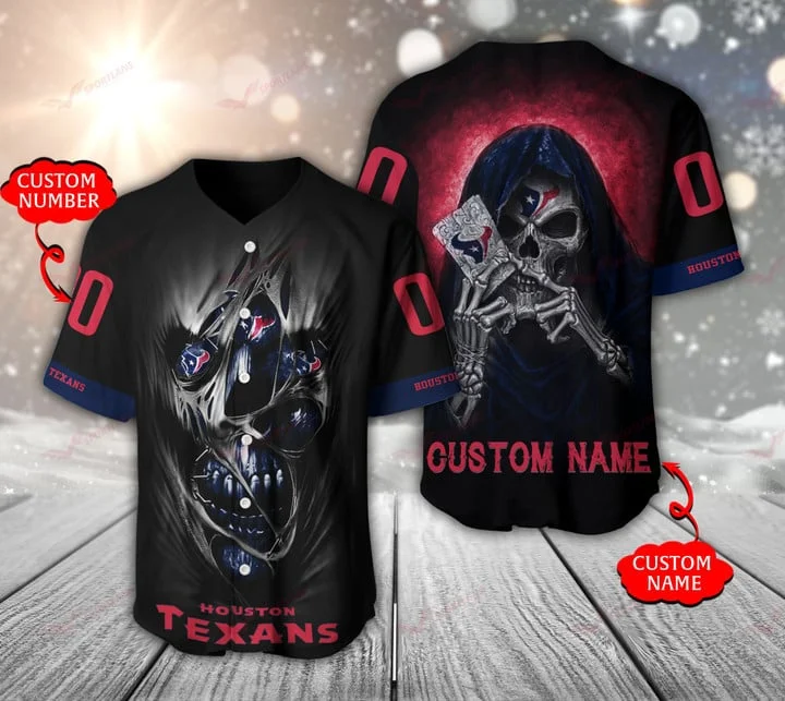 Houston Texans Personalized Baseball Jersey 955