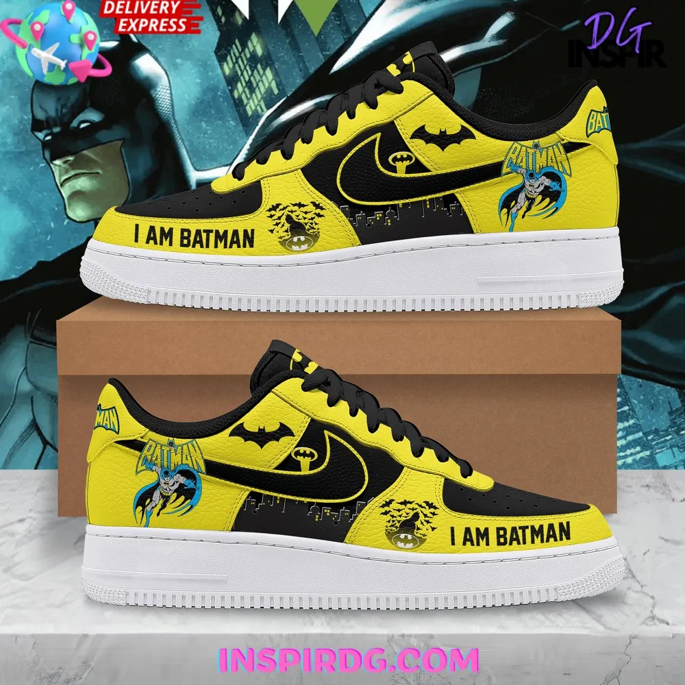 I Am Batman Limited Edition Air Force 1 Sneakers