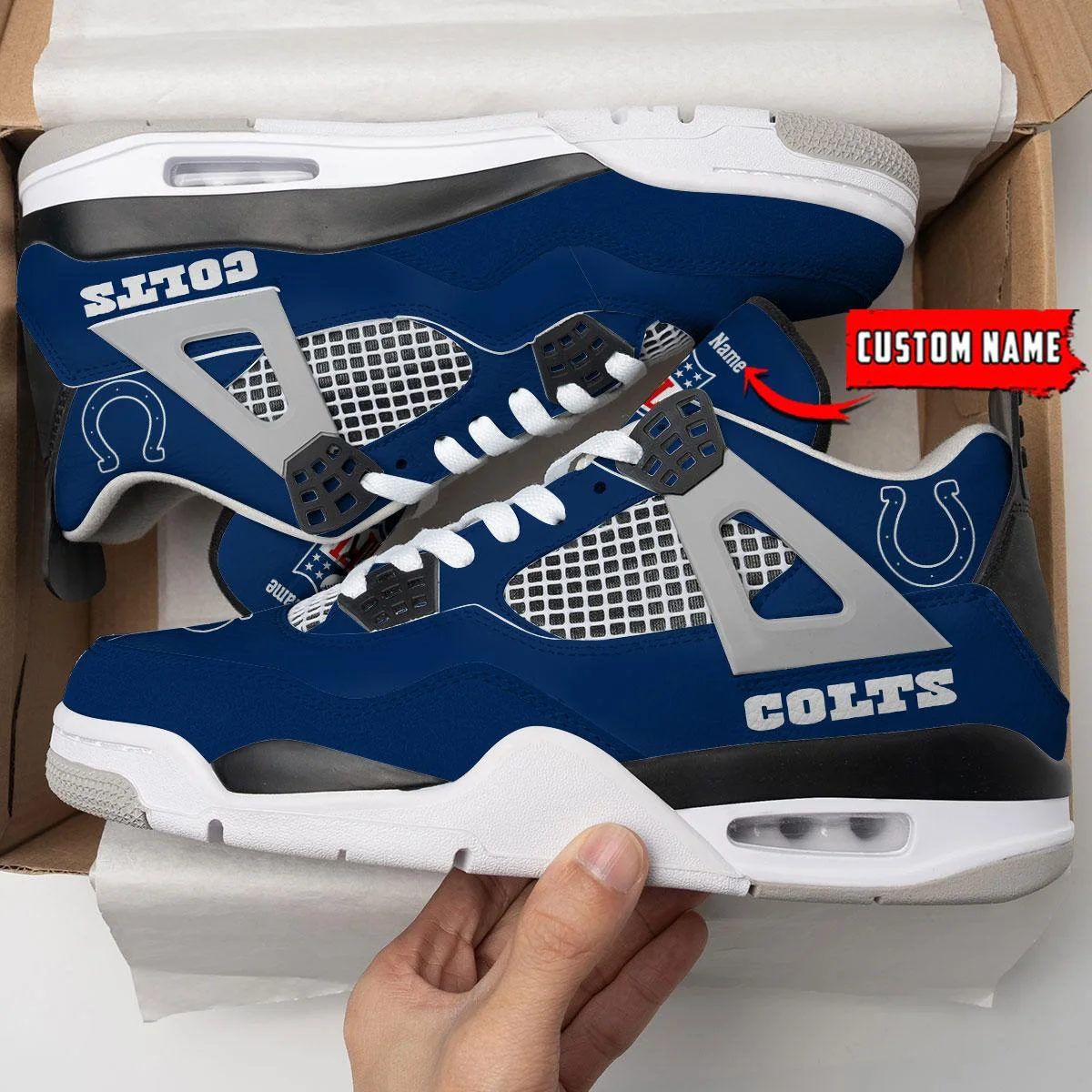 Indianapolis Colts AJ4 Sneakers