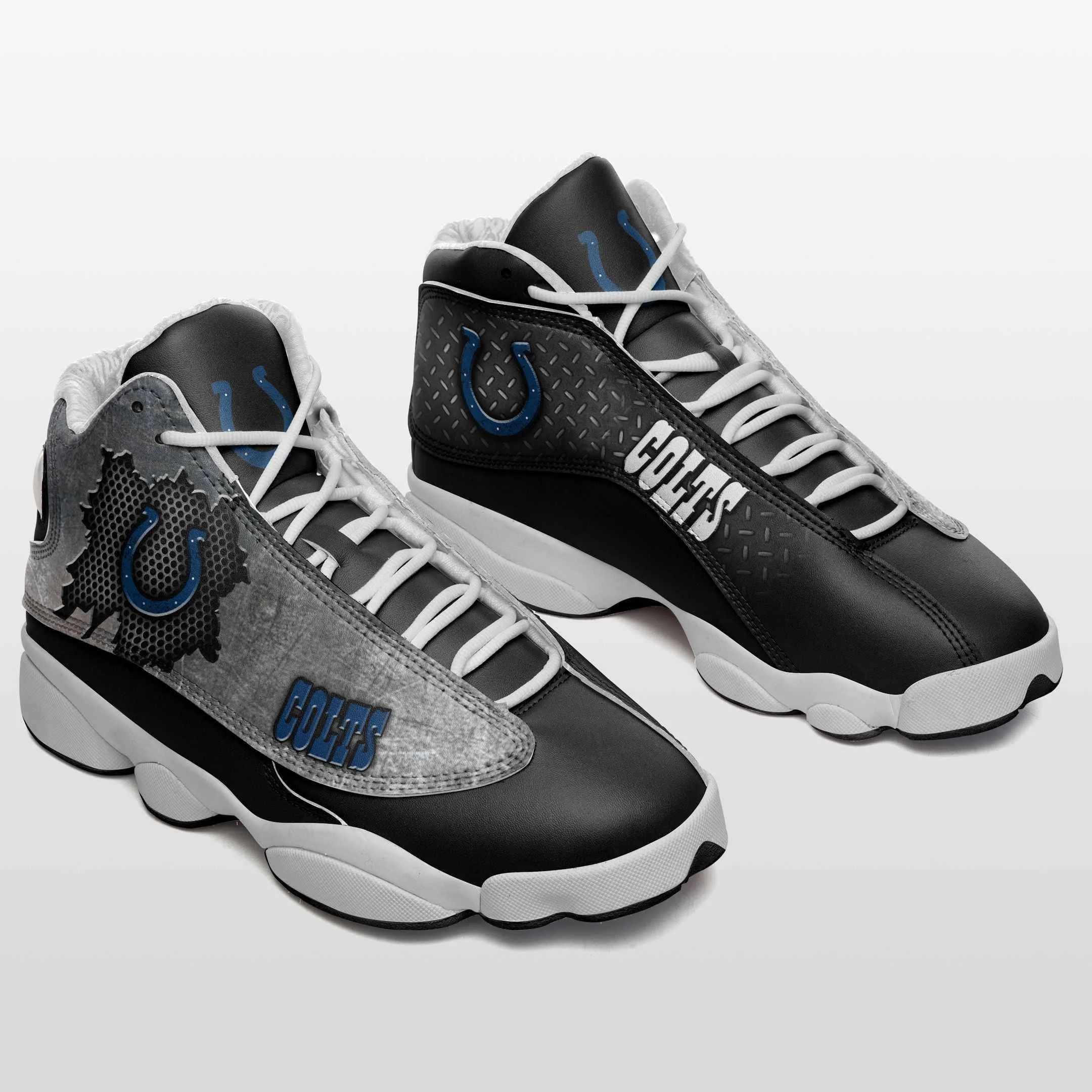 Indianapolis Colts NFL AJ13 Sneakers Shoes For Men And Women 2