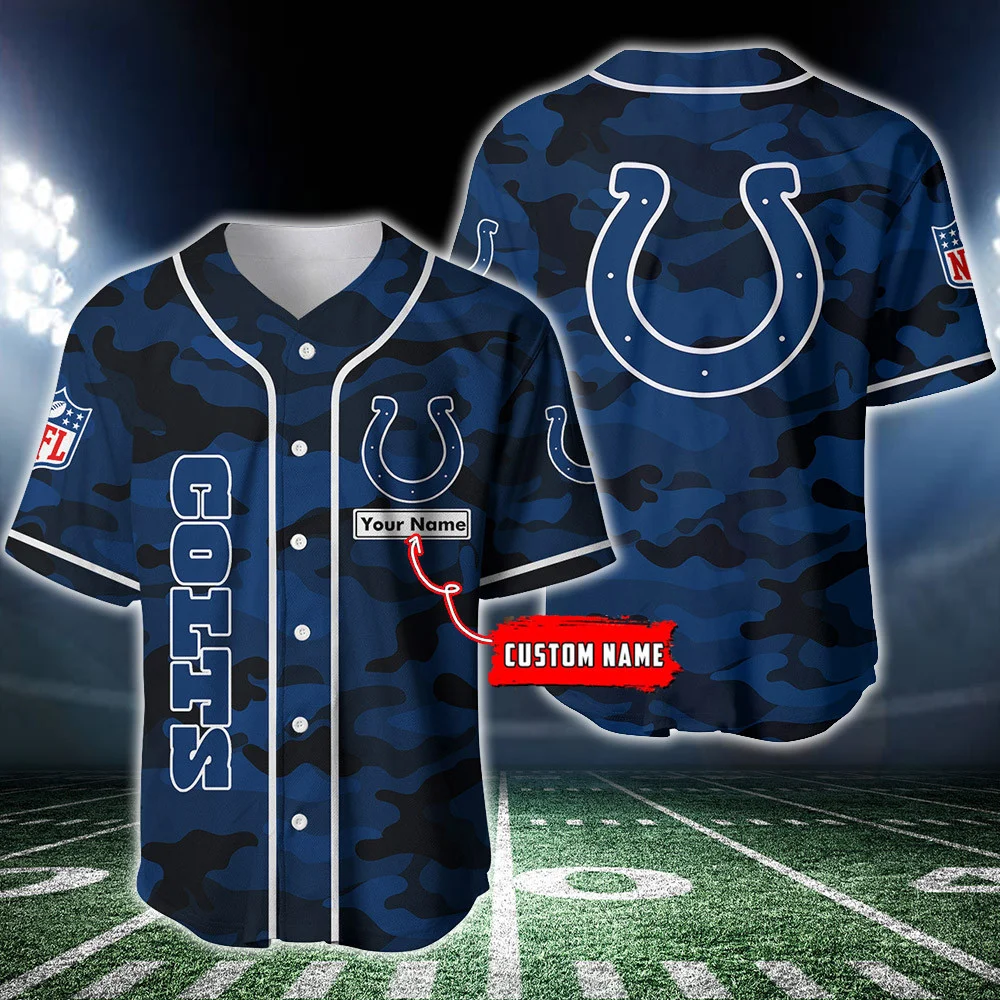 Indianapolis Colts Personalized Baseball Jersey 231