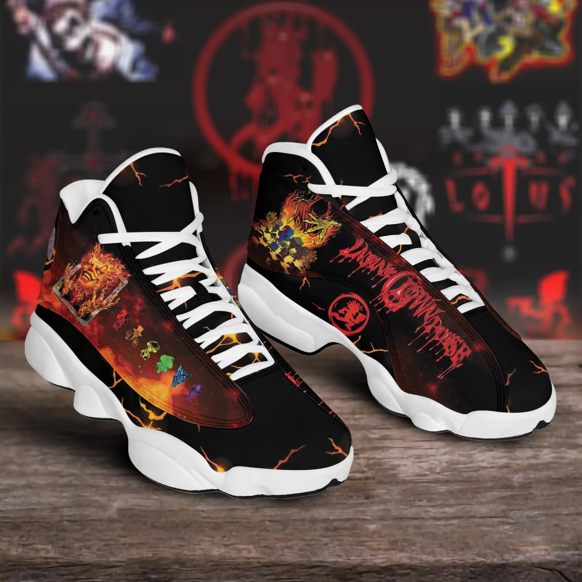 Insane Clown Posse AJ13 Sneakers Shoes For Men And Women