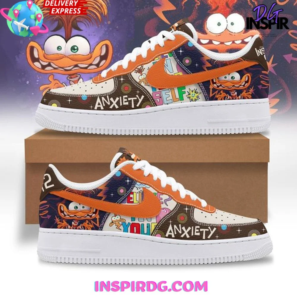 Inside Out 2 Anxiety Air Force 1 Sneaker