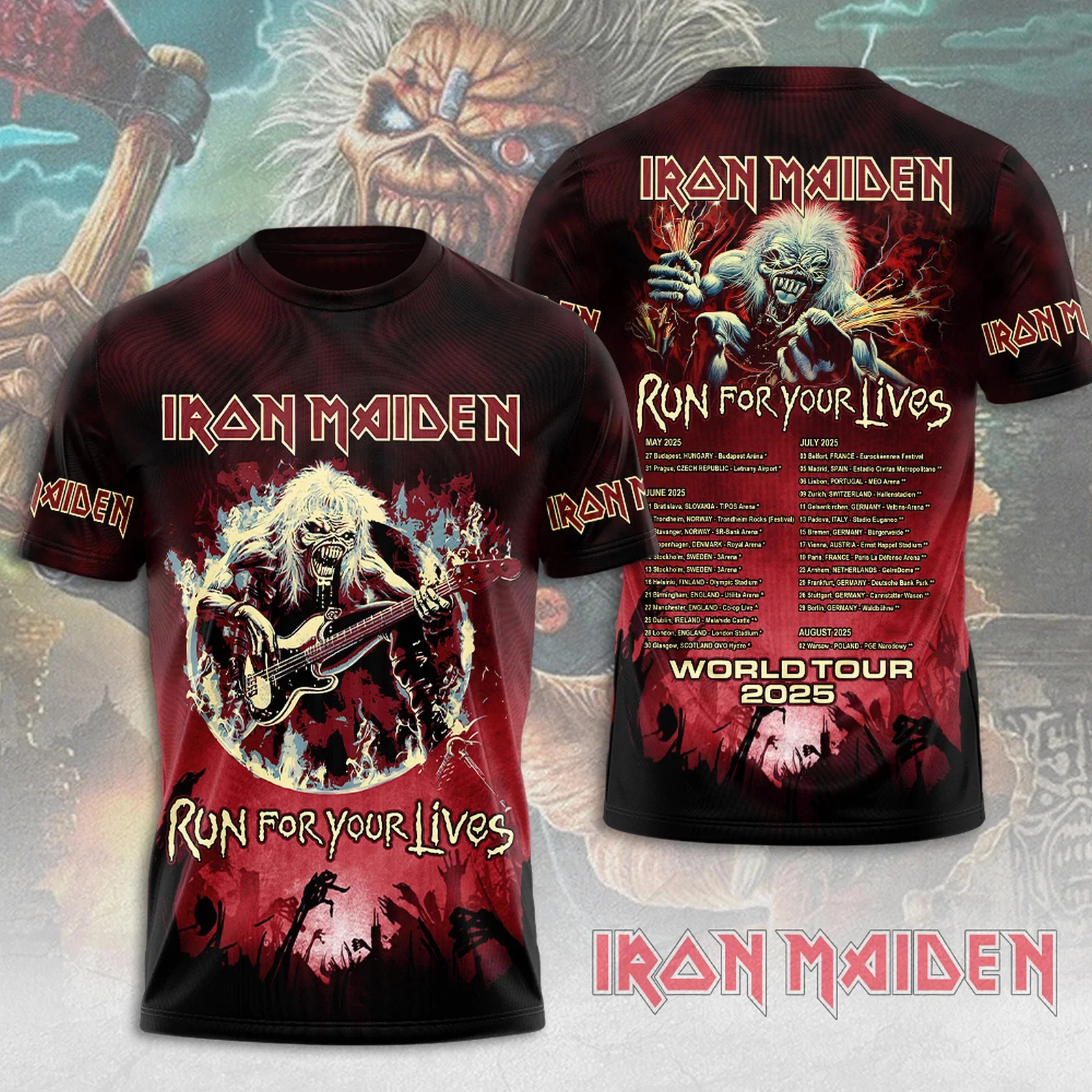 Iron Maiden Inspired Run For Your Lives World Tour 2025 9