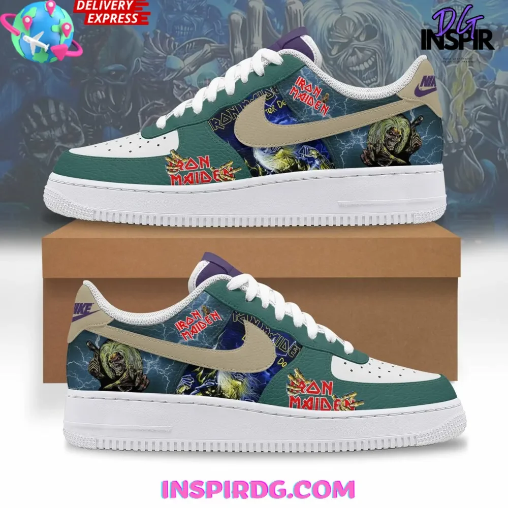 Iron Maiden Legacy Limited Edition Air Force 1 Sneakers