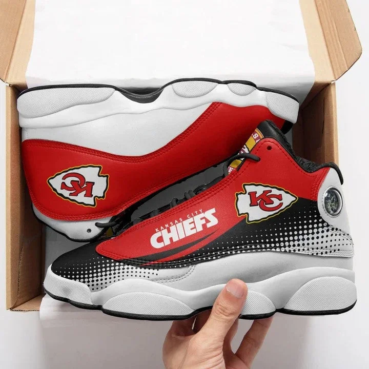 Kansas City Chiefs NFL AJ13 Sneakers Shoes For Men And Women 6