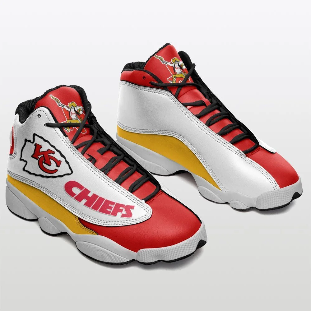 Kansas City Chiefs NFL AJ13 Sneakers Shoes For Men And Women 24