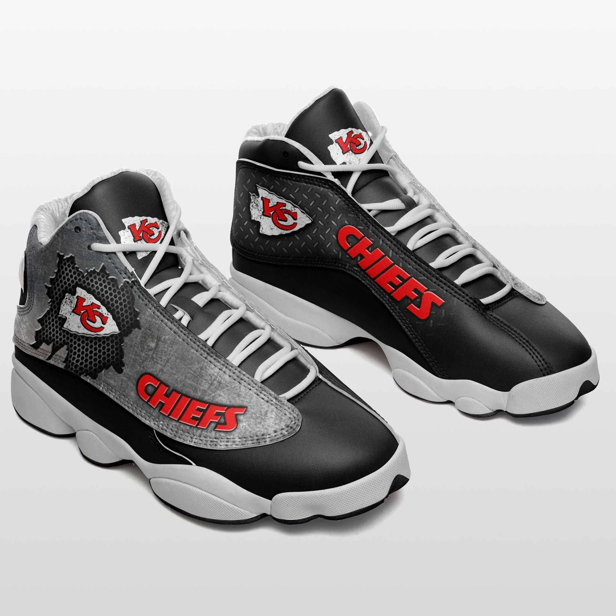 Kansas City Chiefs NFL AJ13 Sneakers Shoes For Men And Women 17