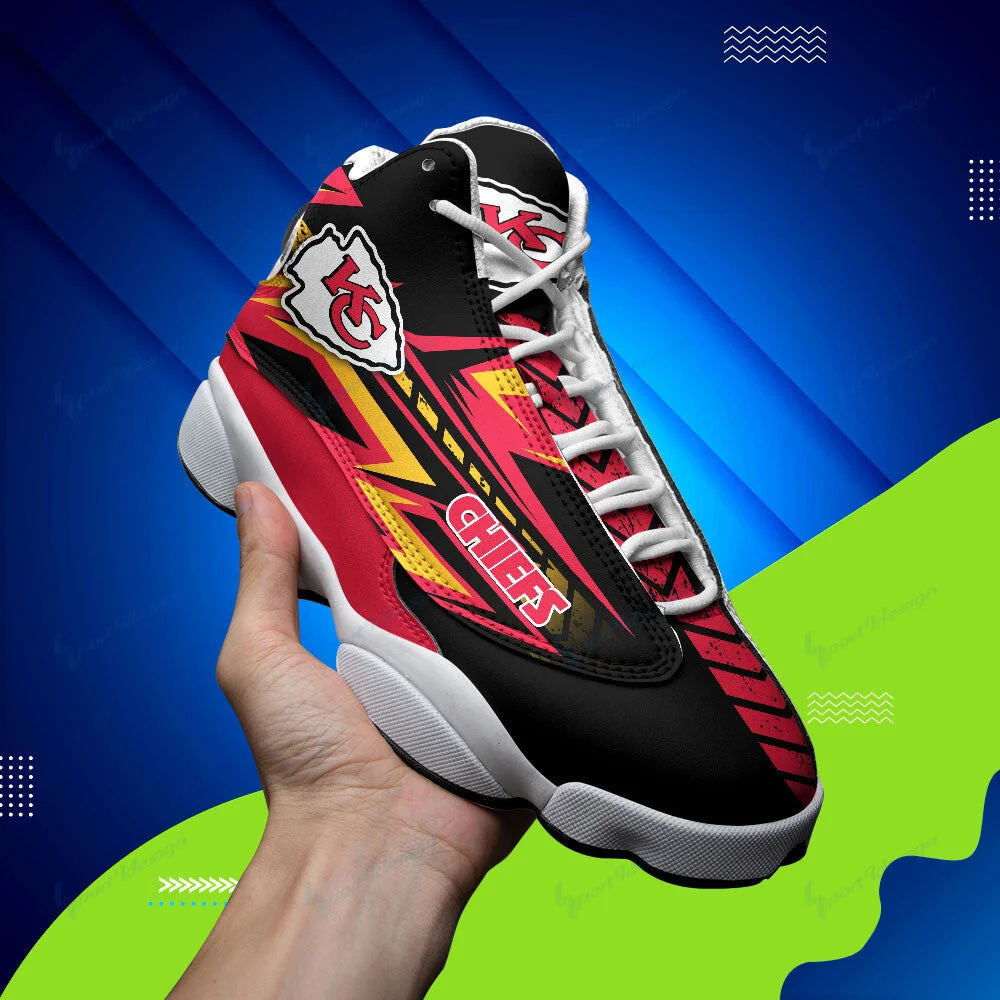 Kansas City Chiefs NFL AJ13 Sneakers Shoes For Men And Women 31