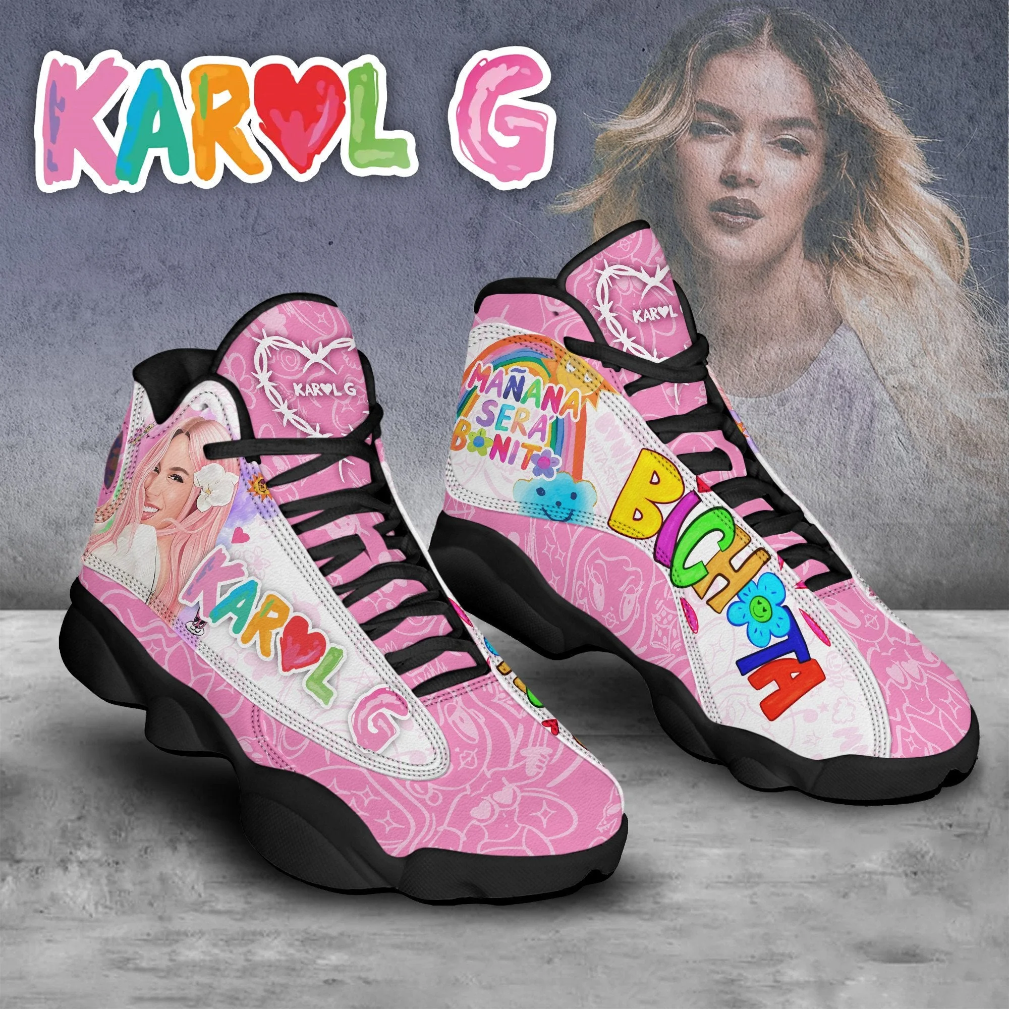 Karol G AJ13 Sneakers Shoes For Men And Women