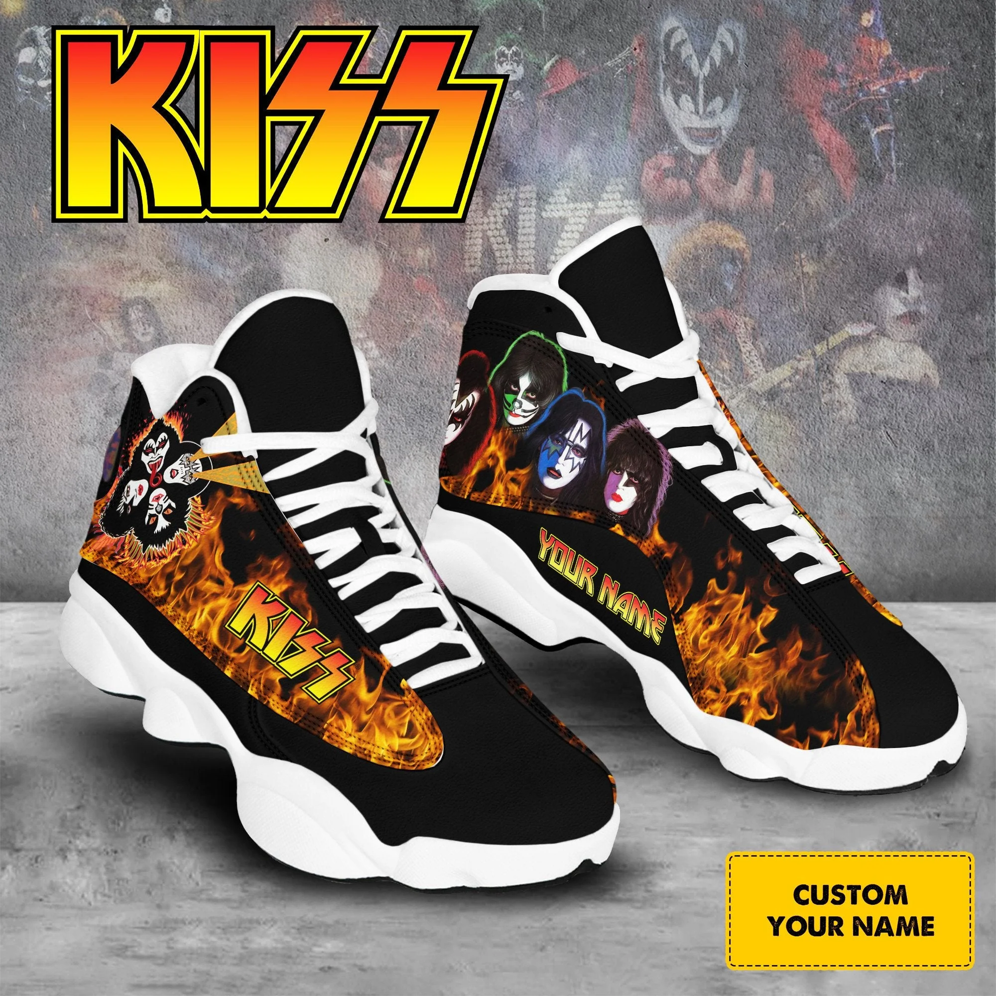 Kiss AJ13 Sneakers Shoes For Men And Women 4