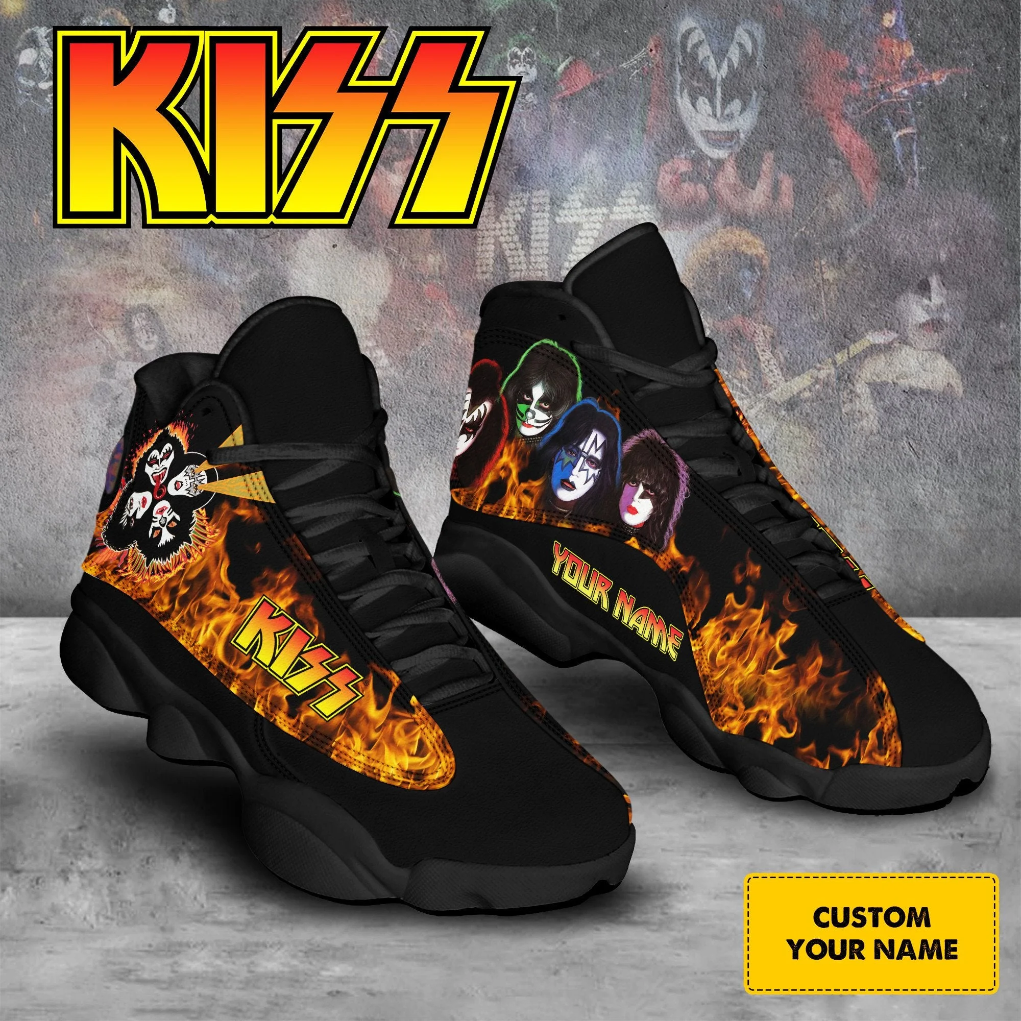 Kiss AJ13 Sneakers Shoes For Men And Women 2