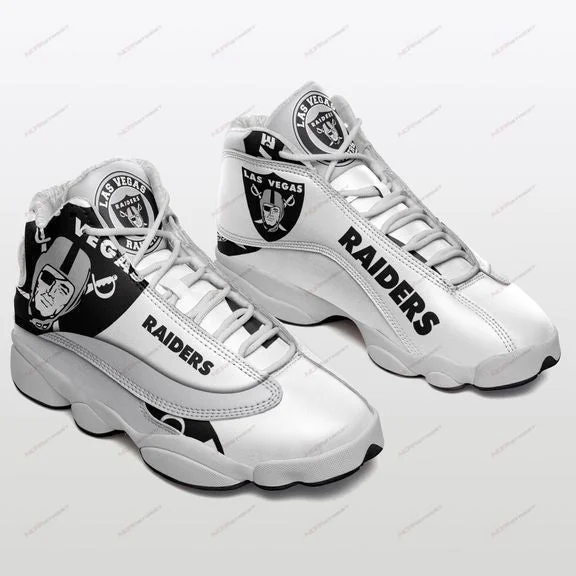 Las Vegas Raiders NFL AJ13 Sneakers Shoes For Men And Women 33