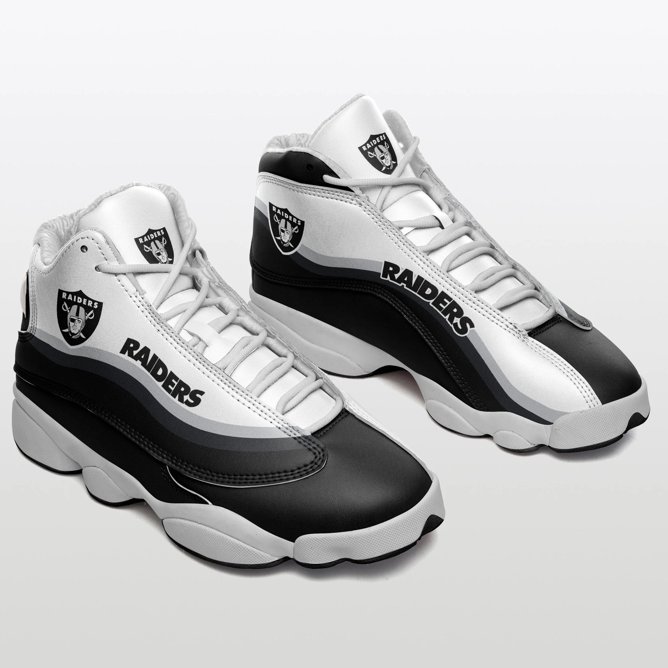 Las Vegas Raiders NFL AJ13 Sneakers Shoes For Men And Women 5