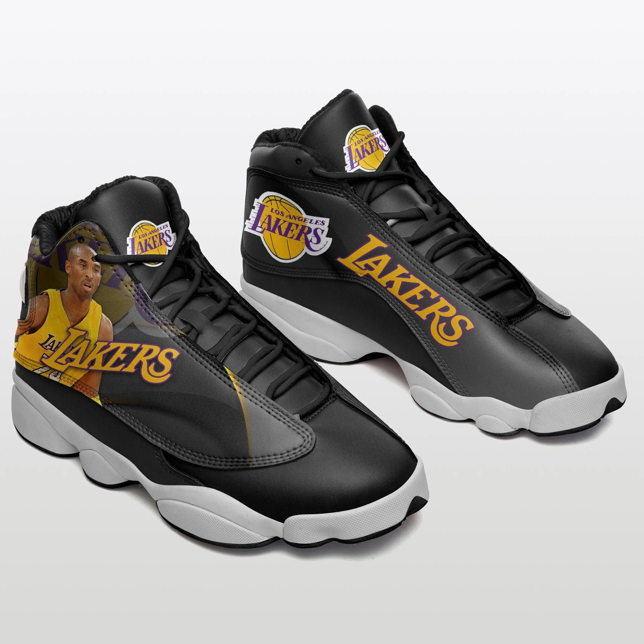 Los Angeles Lakers NFL AJ13 Sneakers Shoes For Men And Women 10
