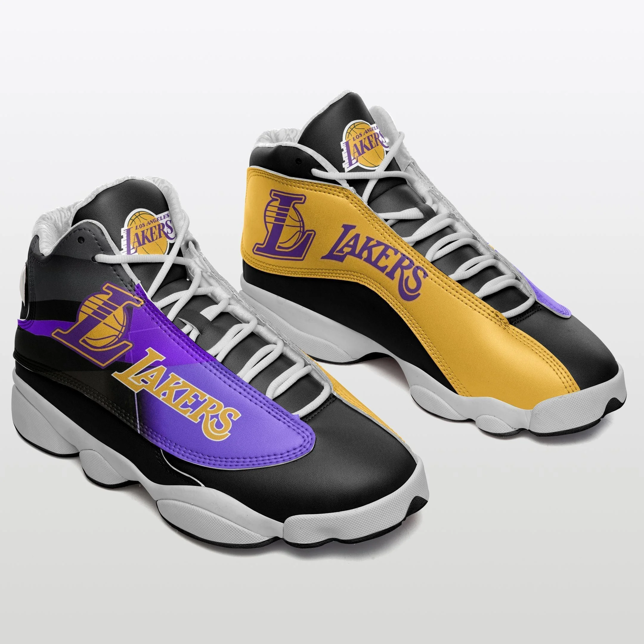 Los Angeles Lakers NFL AJ13 Sneakers Shoes For Men And Women 36