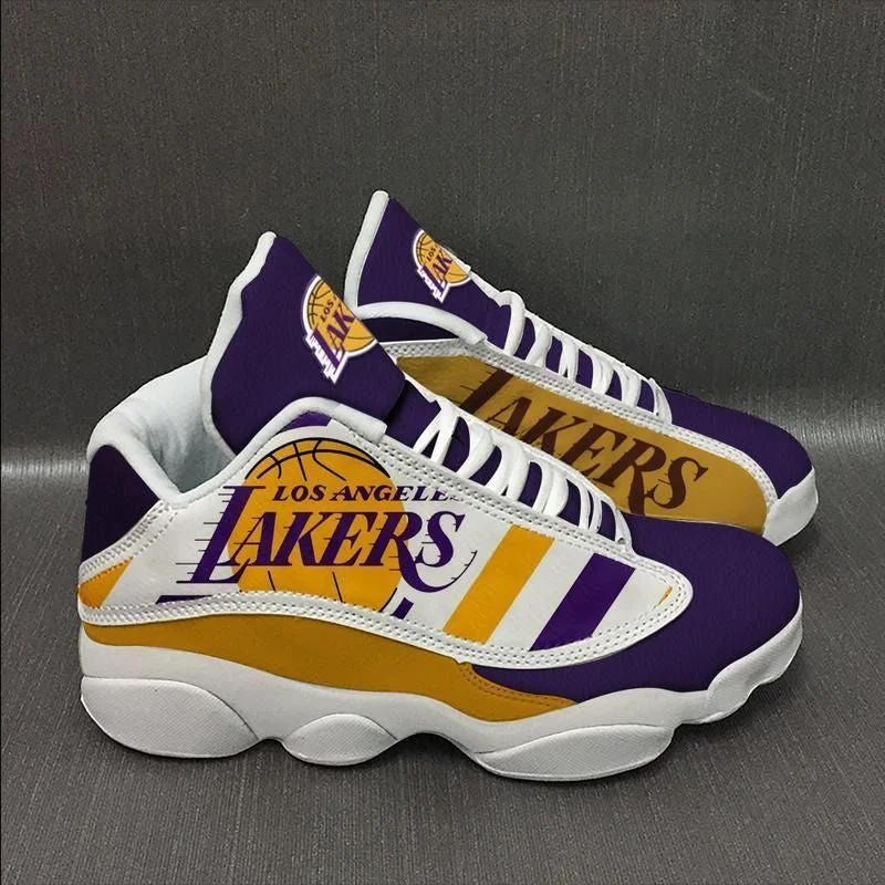 Los Angeles Lakers NFL AJ13 Sneakers Shoes For Men And Women 7
