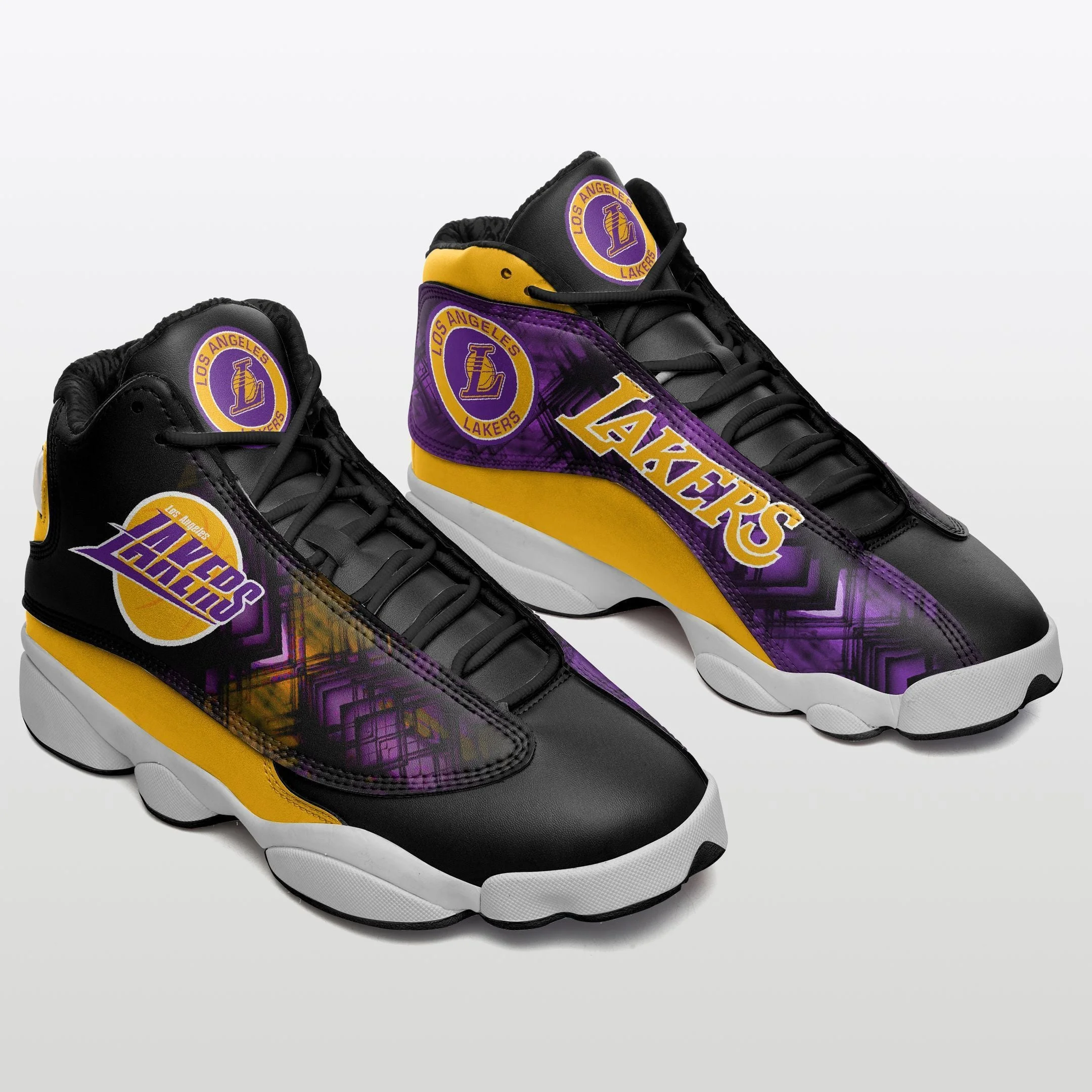 Los Angeles Lakers NFL AJ13 Sneakers Shoes For Men And Women 39