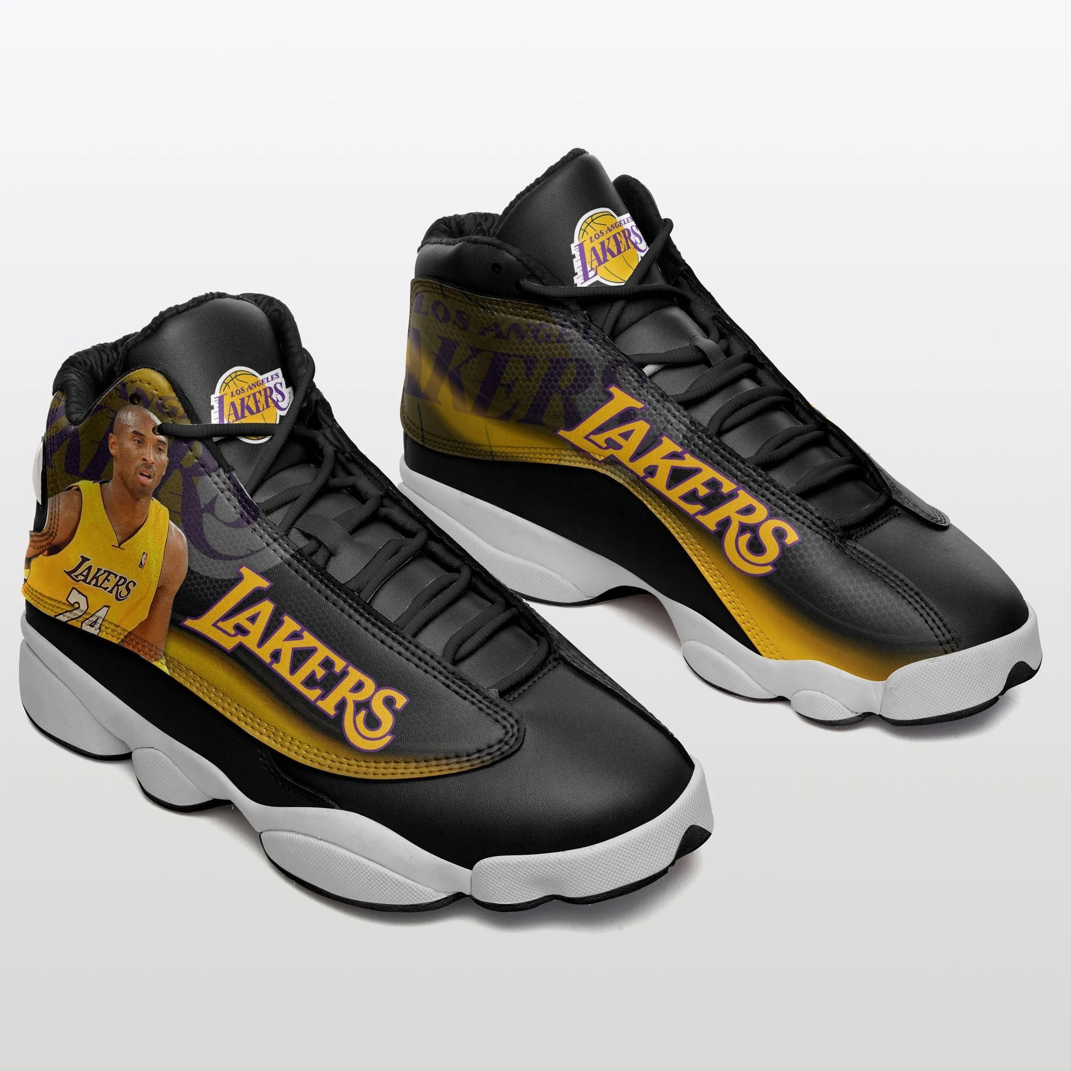 Los Angeles Lakers NFL AJ13 Sneakers Shoes For Men And Women 43