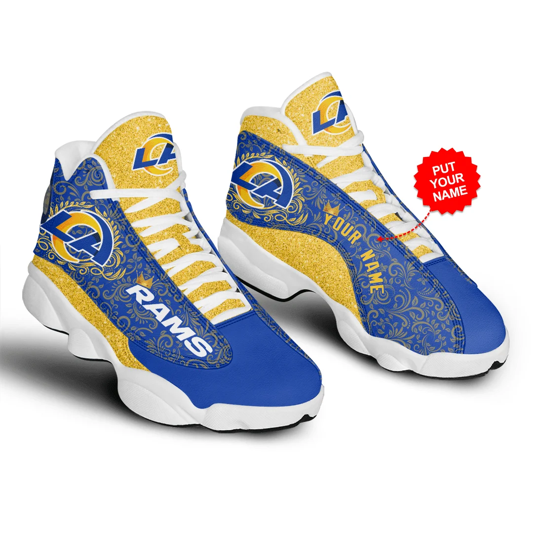 Los Angeles Rams NFL AJ13 Sneakers Shoes For Men And Women 5 - Image 2